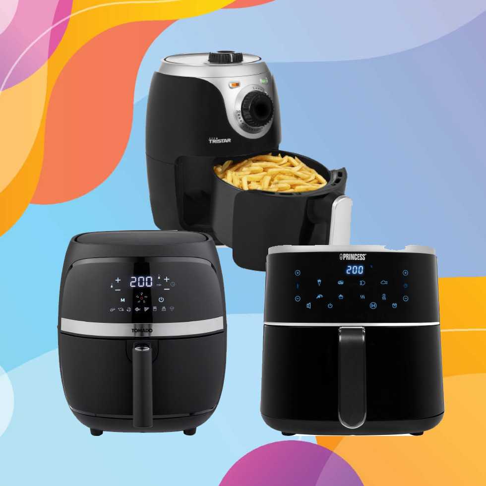 Drie airfryers van onder de 60 euro